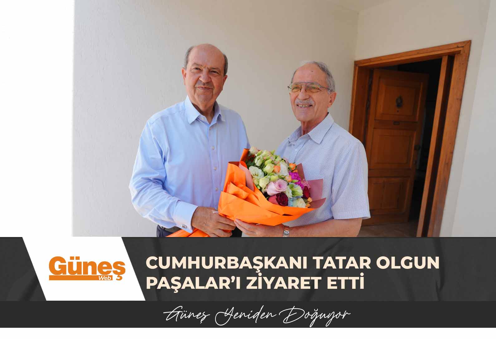 Cumhurbaşkanı Tatar Olgun Paşalar’ı ziyaret etti