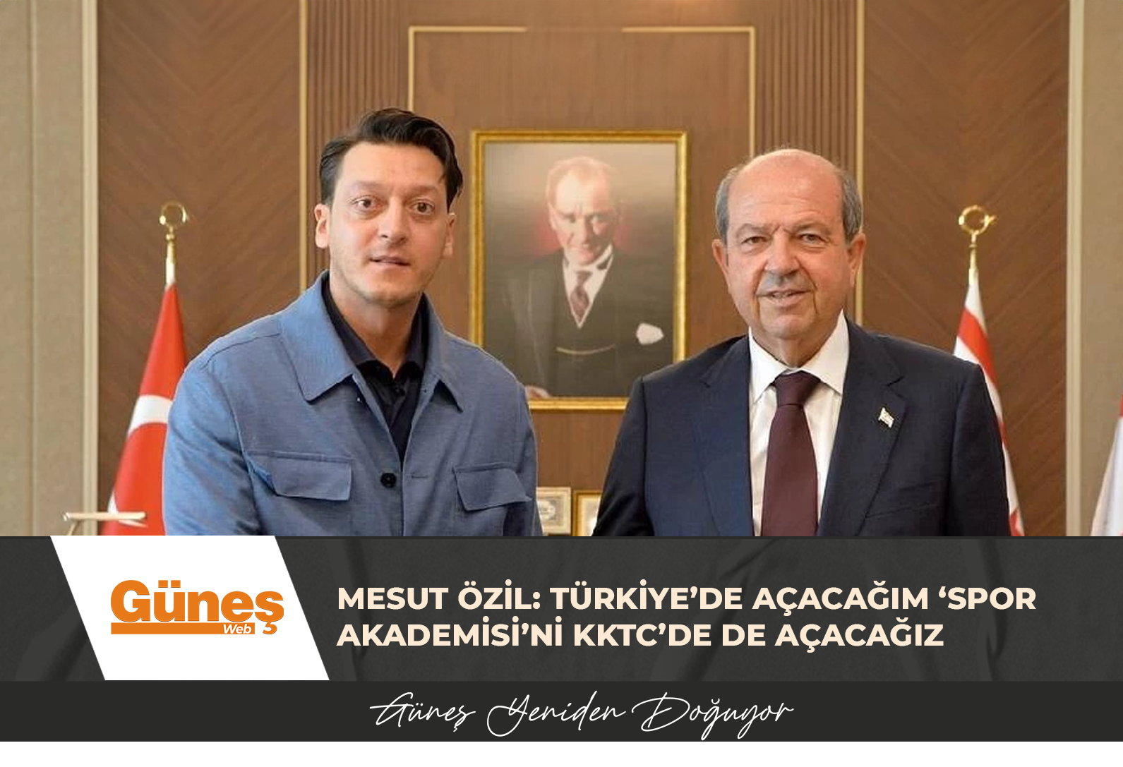Mesut Özil: Türkiye’de açacağım ‘Spor Akademisi’ni KKTC’de de açacağız