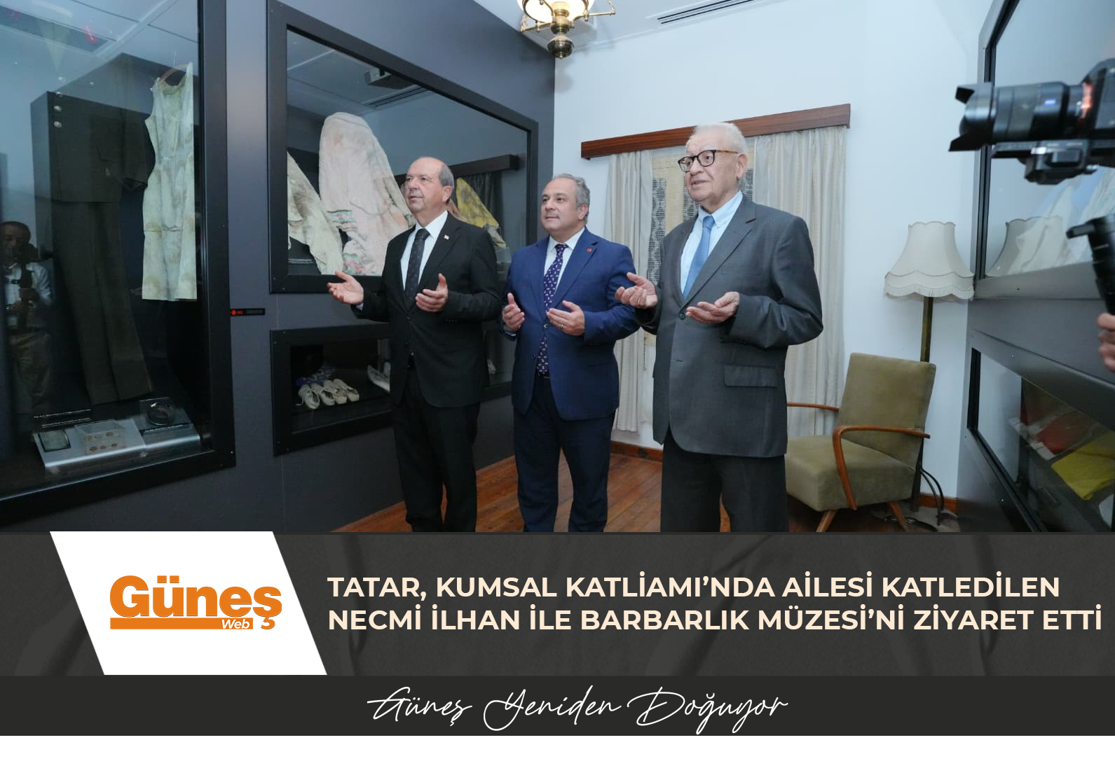 Tatar, Kumsal Katliamı’nda ailesi katledilen Necmi İlhan ile Barbarlık Müzesi’ni ziyaret etti