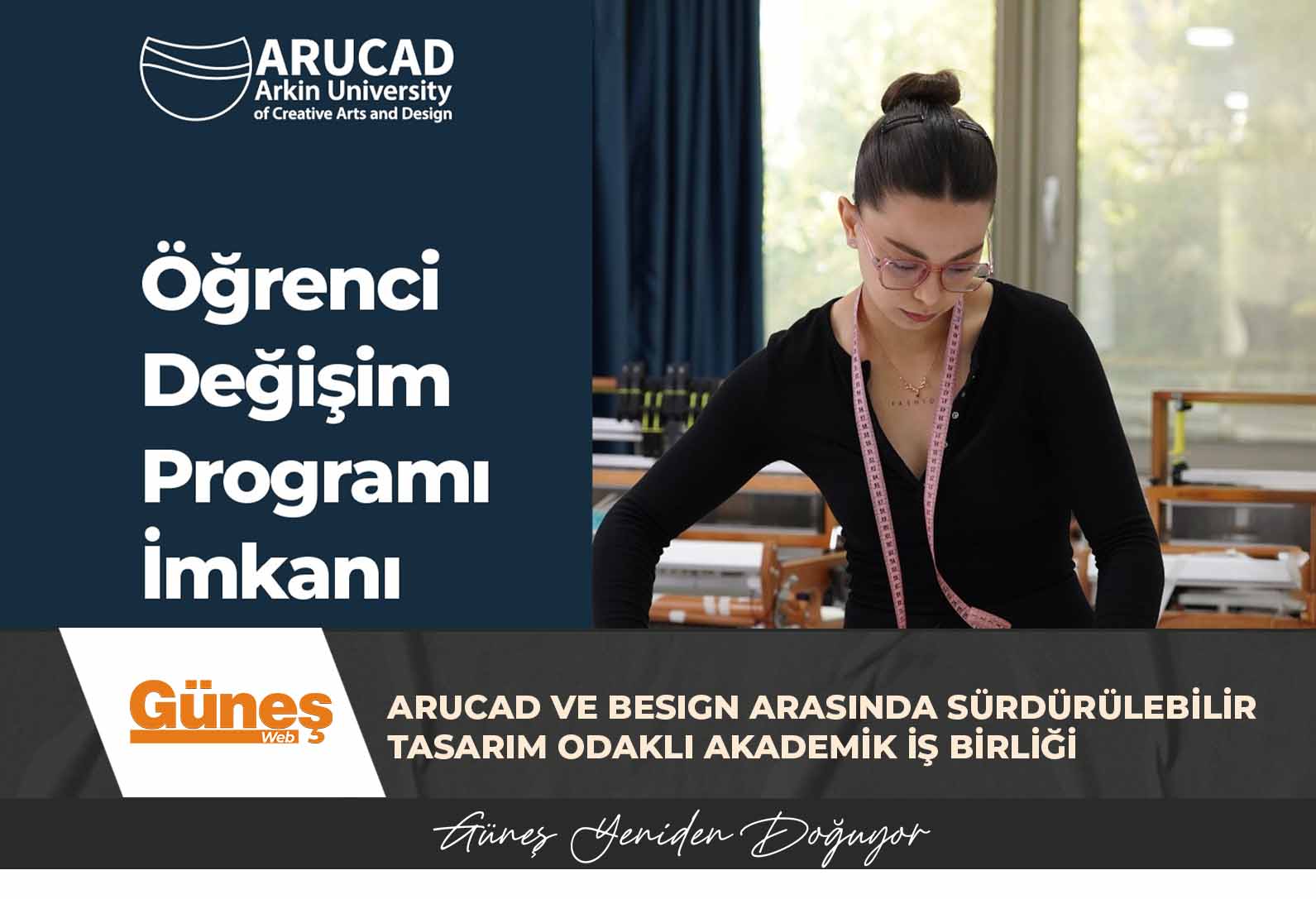 ARUCAD ve BESIGN arasında sürdürülebilir tasarım odaklı akademik iş birliği