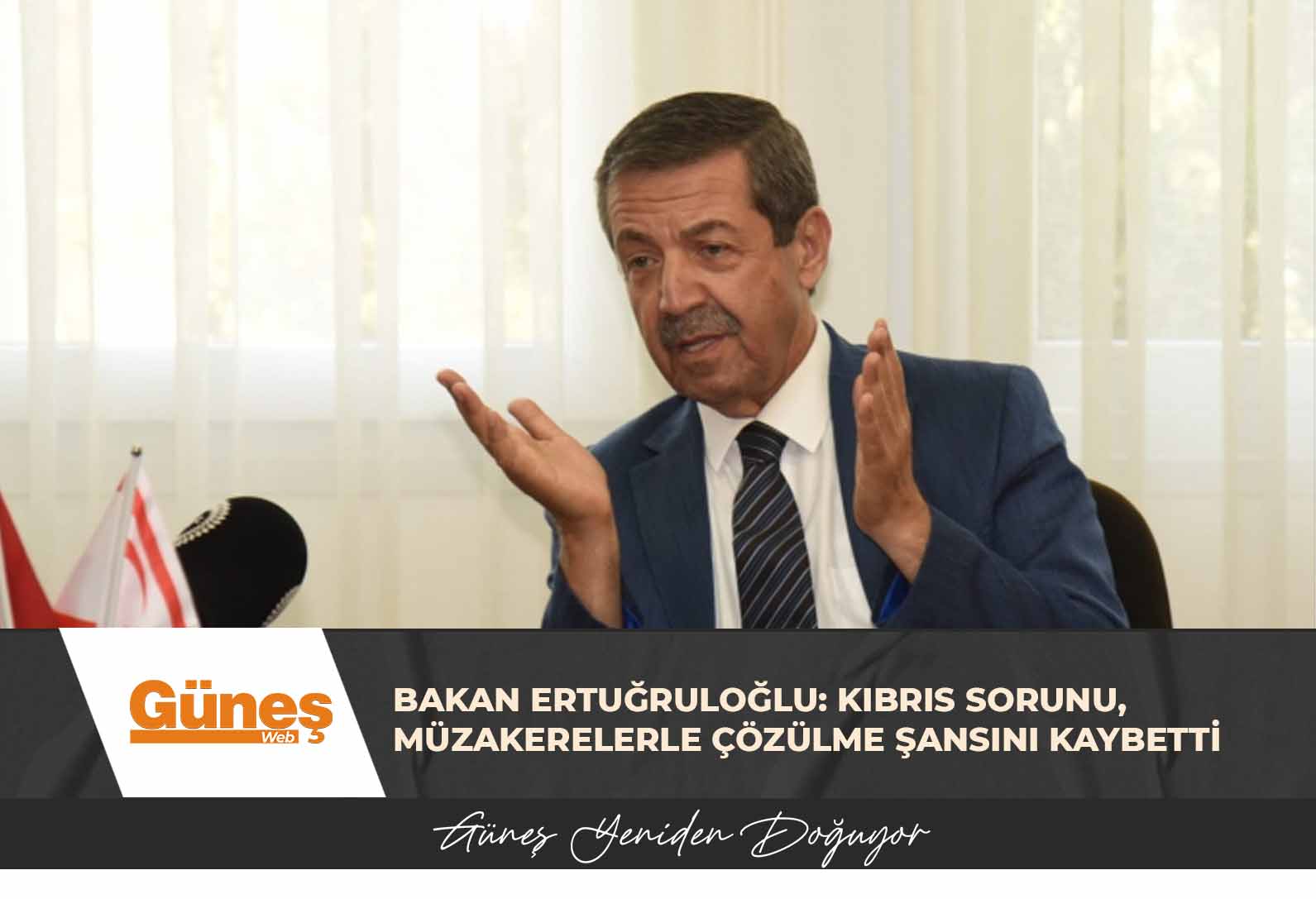 Ertuğruloğlu: Kıbrıs sorunu, müzakerelerle çözülme şansını kaybetti