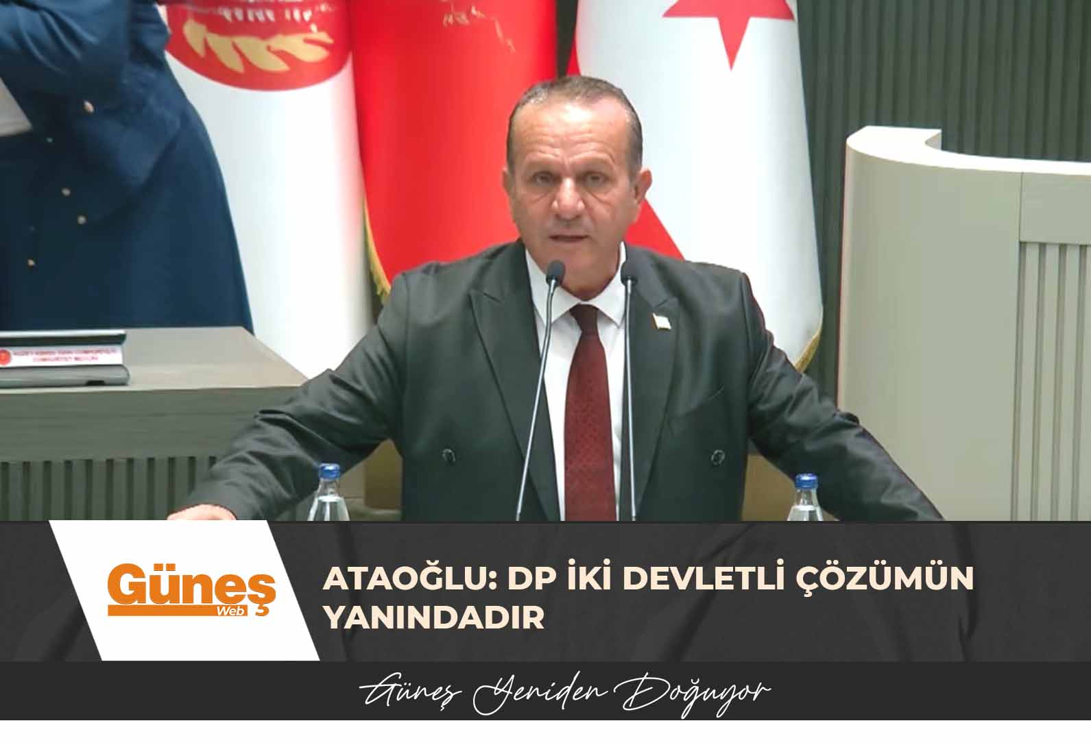 ATAOĞLU: DP İKİ DEVLETLİ ÇÖZÜMÜN YANINDADIR