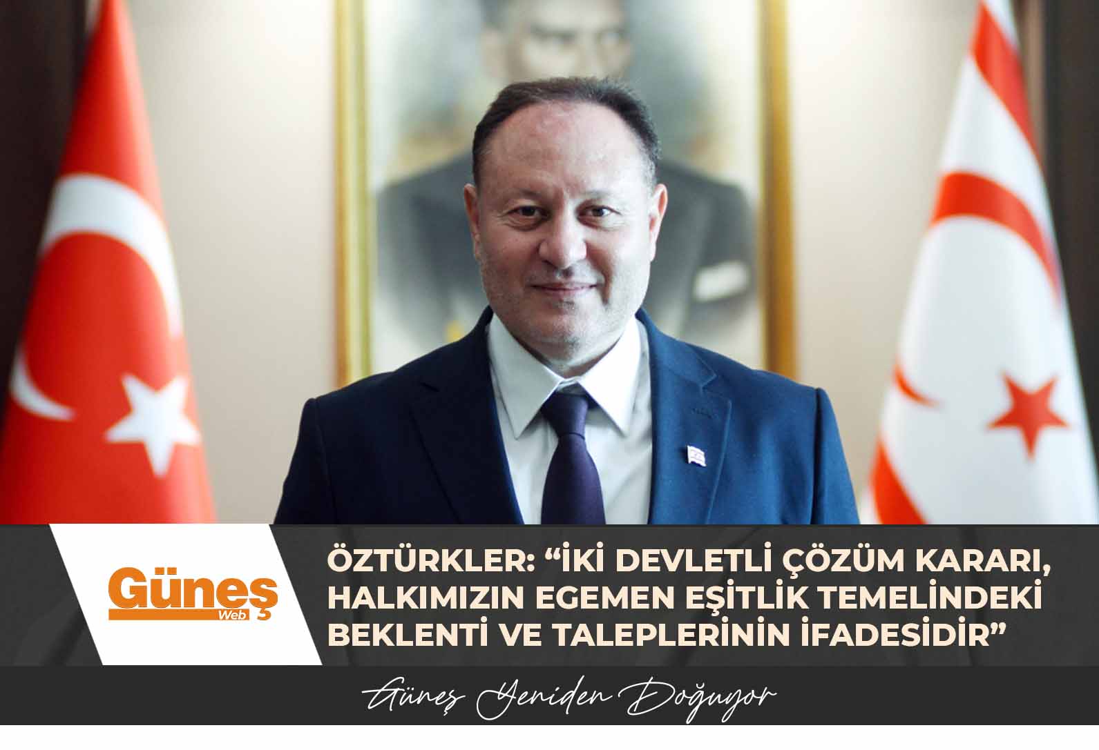 Öztürkler: “İki devletli çözüm kararı, halkımızın egemen eşitlik temelindeki beklenti ve taleplerinin ifadesidir”