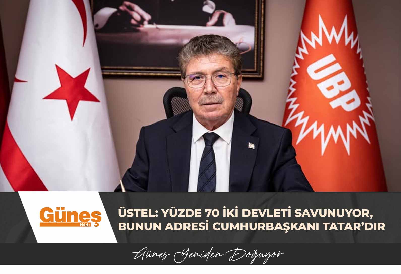 Başbakan Üstel: Yüzde 70 iki devleti savunuyor, bunun adresi Cumhurbaşkanı Tatar’dır