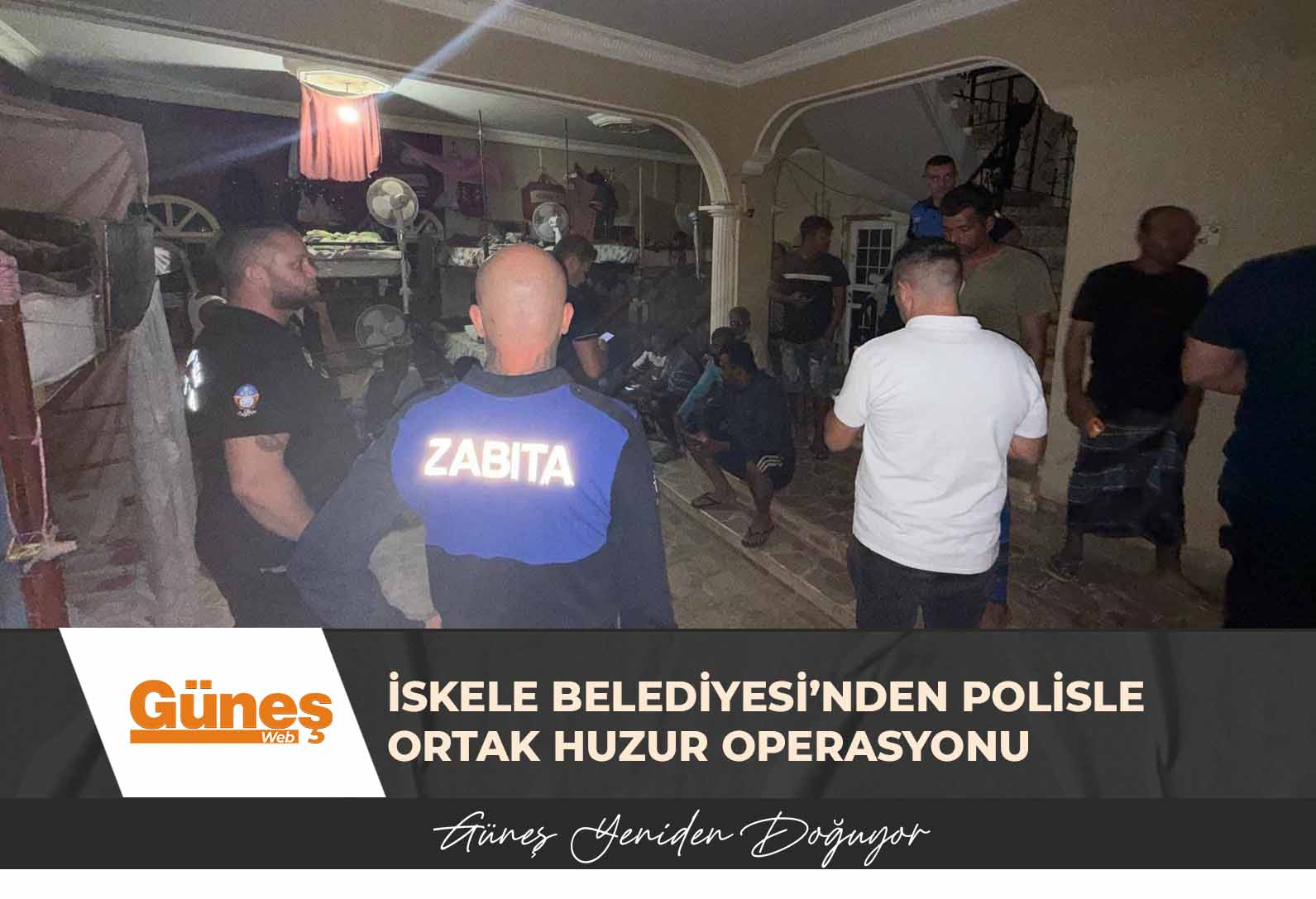 İSKELE BELEDİYESİ’NDEN POLİSLE ORTAK HUZUR OPERASYONU