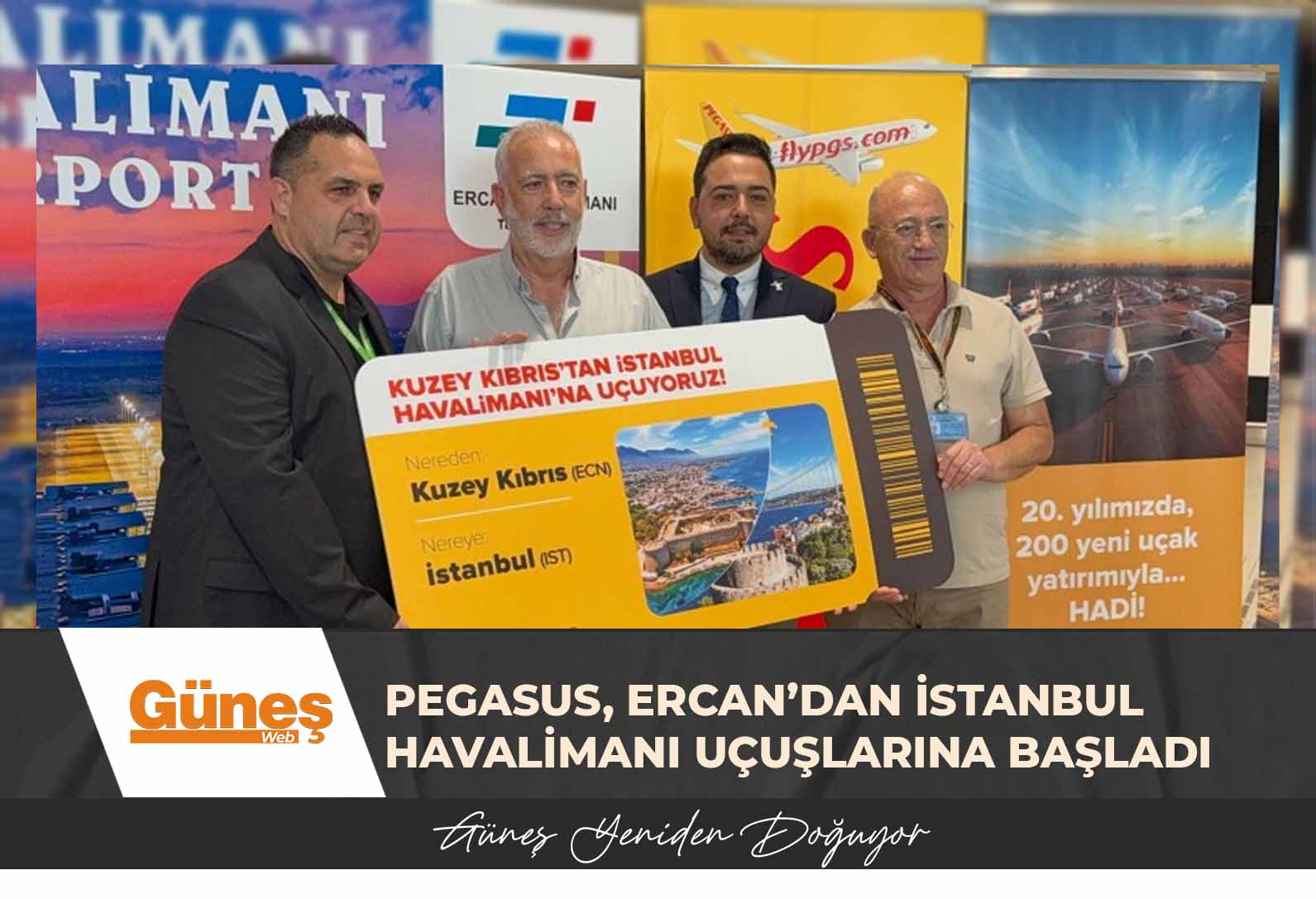 Pegasus, Ercan’dan İstanbul Havalimanı uçuşlarına başladı
