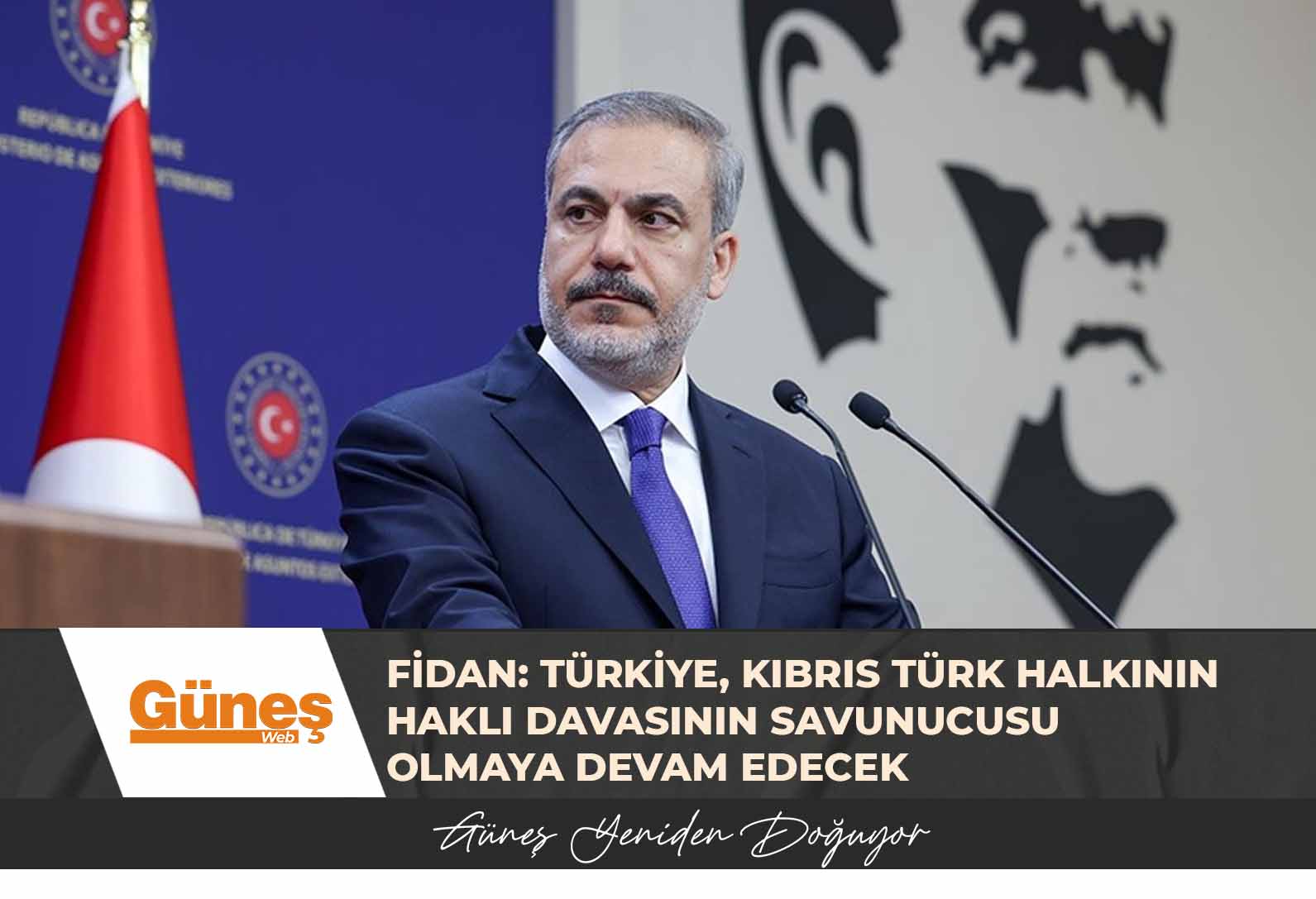 Fidan: Türkiye, Kıbrıs Türk halkının haklı davasının savunucusu olmaya devam edecek
