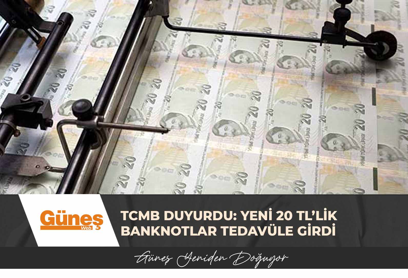 TCMB duyurdu: Yeni 20 TL’lik banknotlar tedavüle girdi