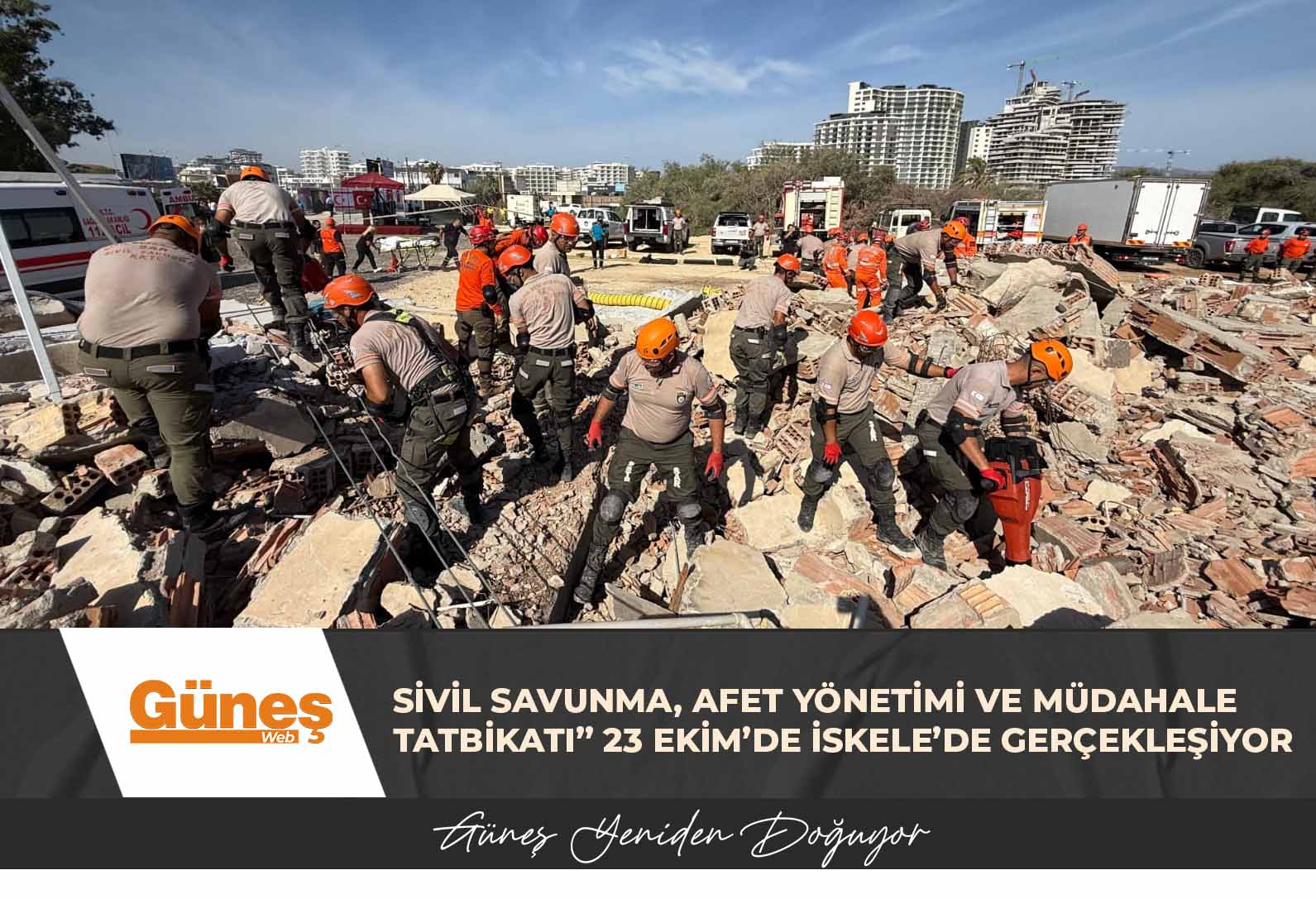 Sivil Savunma, Afet Yönetimi ve Müdahale Tatbikatı” 23 Ekim’de İskele’de Gerçekleşiyor