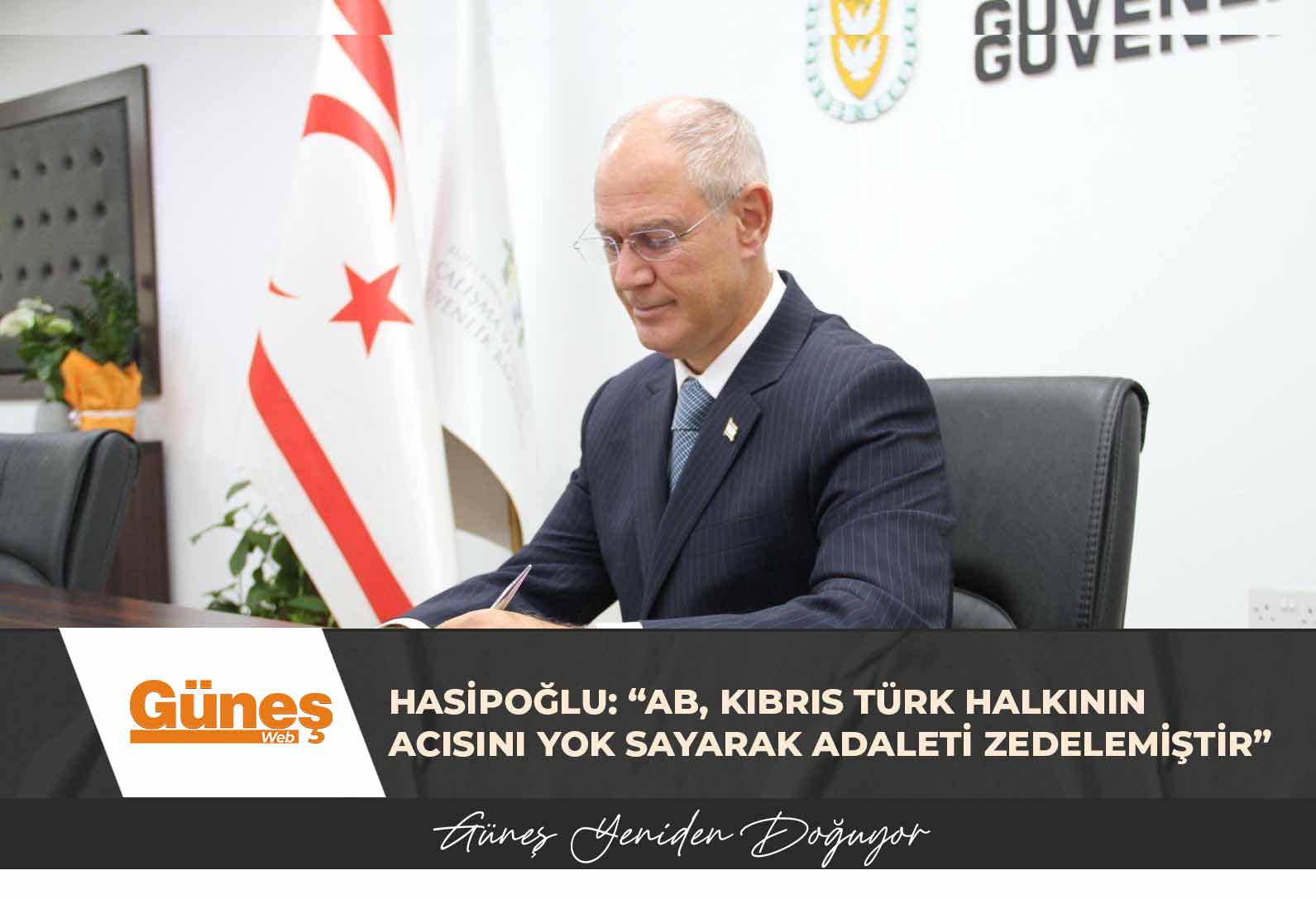 Hasipoğlu: “AB, Kıbrıs Türk Halkının Acısını Yok Sayarak Adaleti Zedelemiştir”