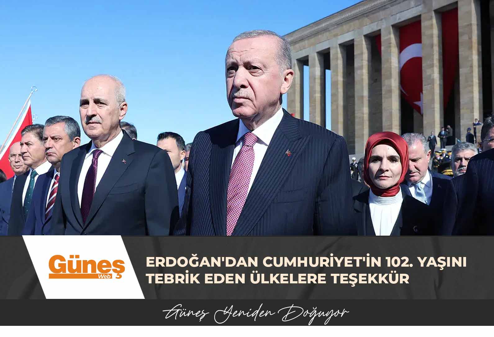 TC Cumhurbaşkanı Erdoğan’dan Cumhuriyet’in 102. yaşını tebrik eden ülkelere teşekkür