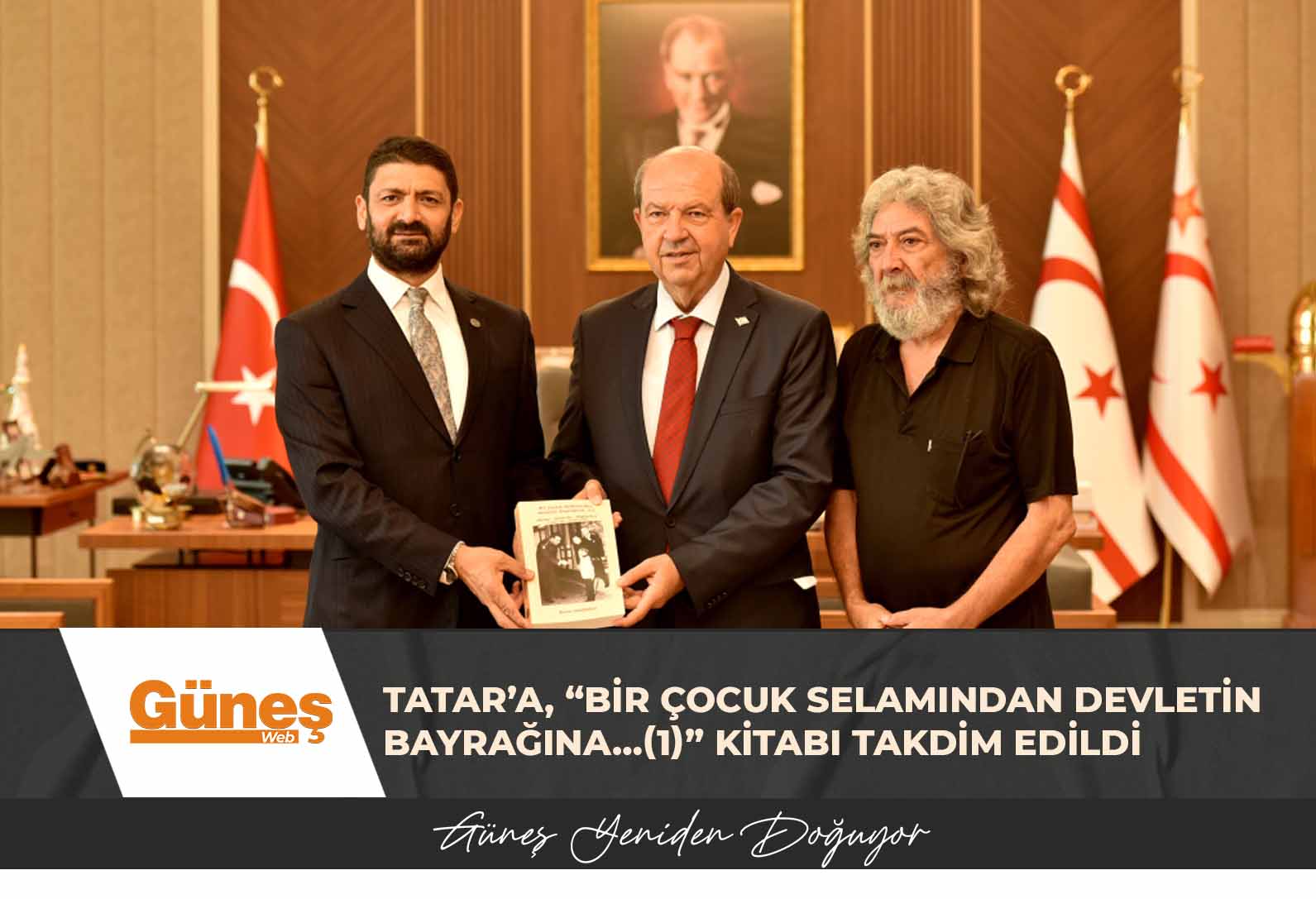 Tatar’a, “Bir Çocuk Selamından Devletin Bayrağına…(1)” kitabı takdim edildi