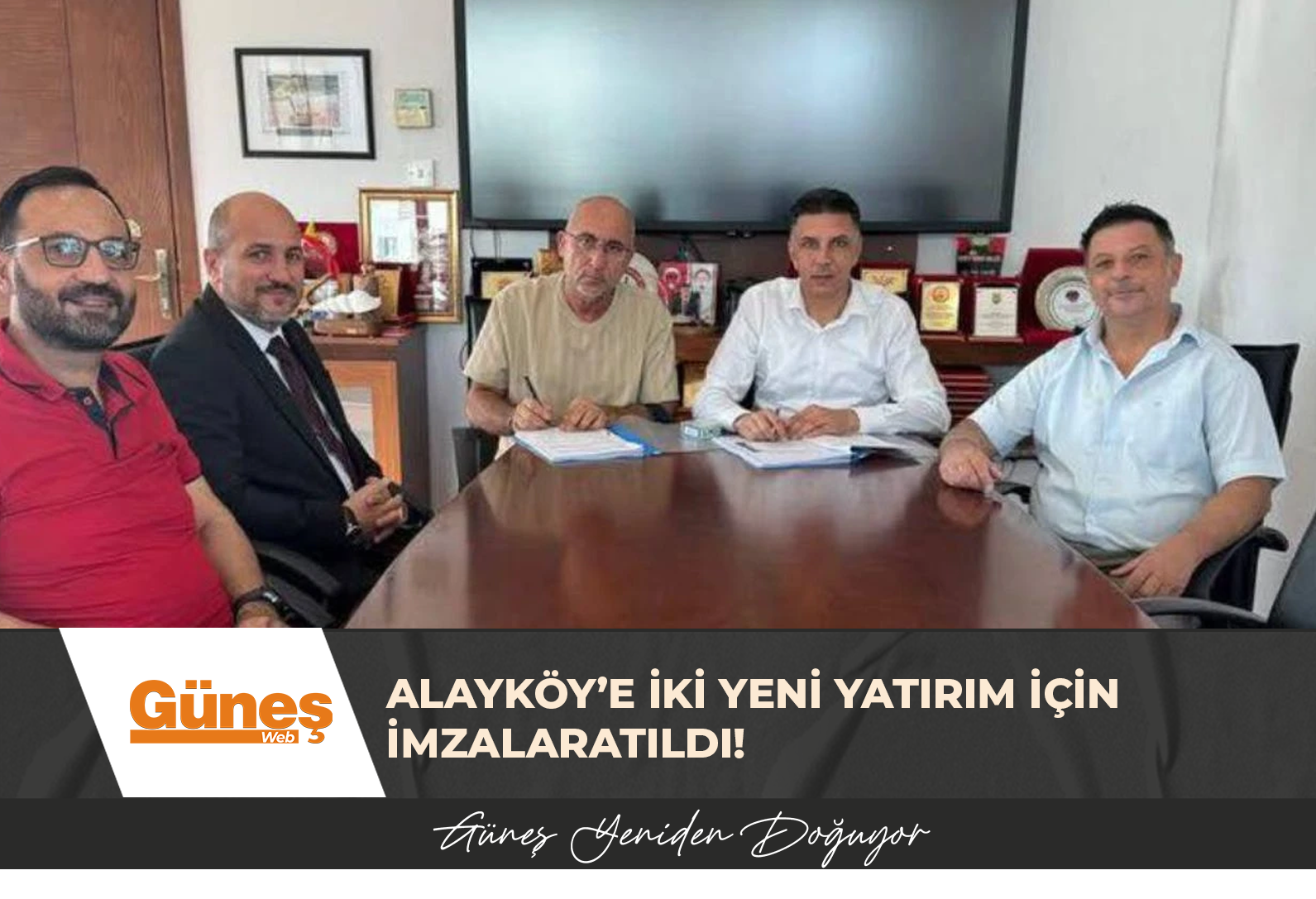 Alayköy’e iki yeni yatırım için imzalar atıldı!