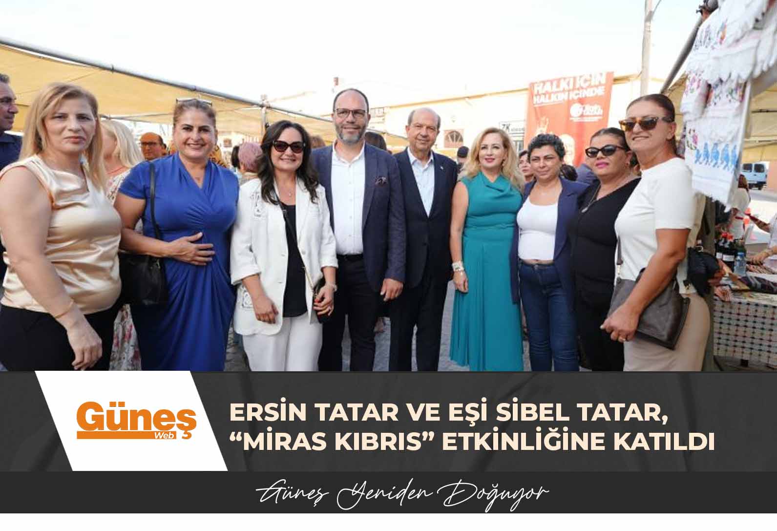 Cumhurbaşkanı Ersin Tatar ve eşi Sibel Tatar, “Miras Kıbrıs” etkinliğine katıldı