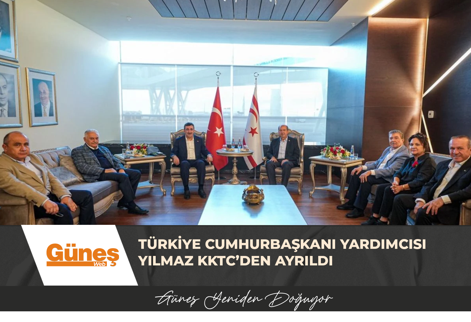 Türkiye Cumhurbaşkanı Yardımcısı Yılmaz KKTC’den ayrıldı