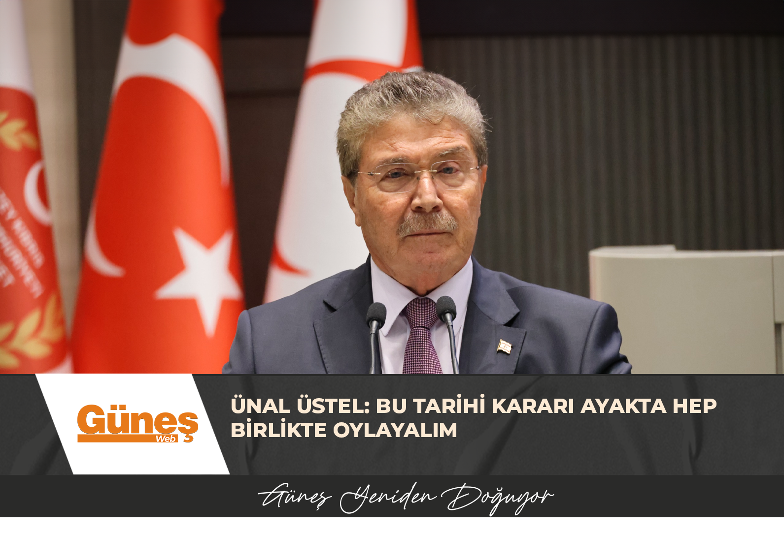 Ünal Üstel: Bu tarihi kararı ayakta hep birlikte oylayalım