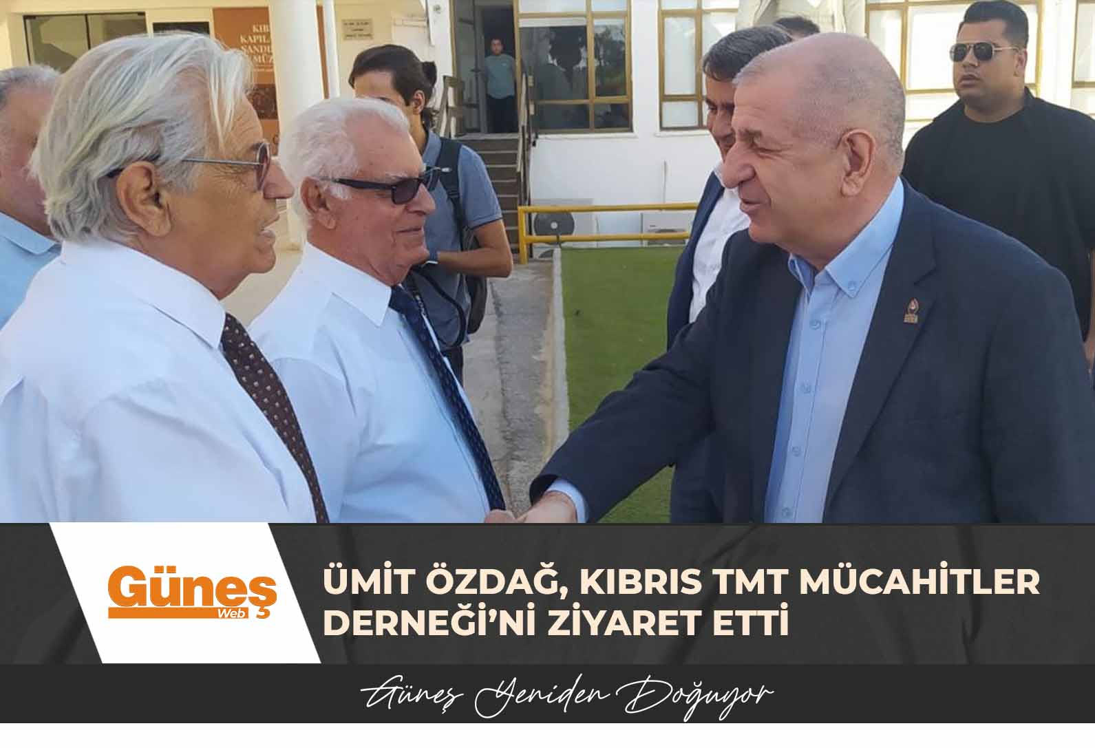 Zafer Partisi Başkanı Özdağ, Kıbrıs TMT Mücahitler Derneği’ni ziyaret etti