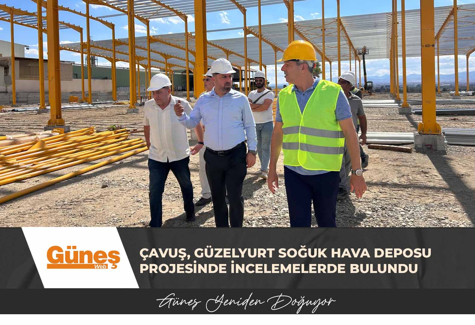 Bakan Çavuş, Güzelyurt Soğuk Hava Deposu Projesinde İncelemelerde Bulundu