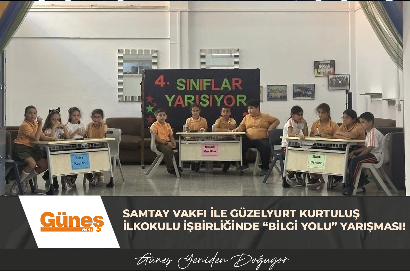 Samtay Vakfı ile Güzelyurt Kurtuluş İlkokulu işbirliğinde “Bilgi Yolu” yarışması!