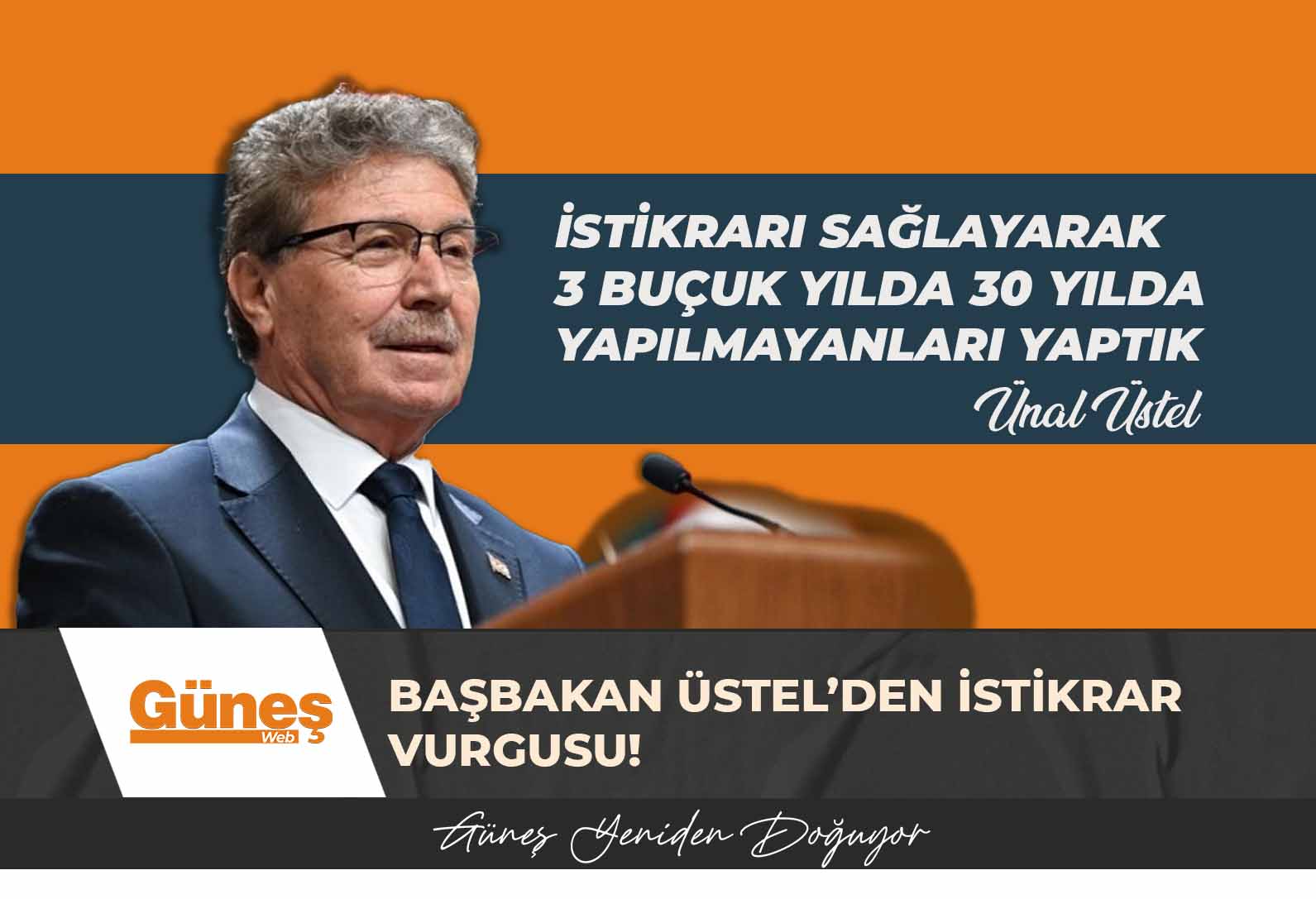 Üstel: Ülkede istikrarı sağlayarak 3 buçuk yılda 30 yılda yapılmayanları yaptık
