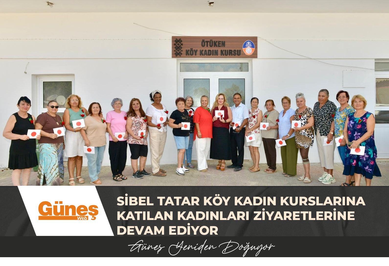 Sibel Tatar köy kadın kurslarına katılan kadınları ziyaretlerine devam ediyor