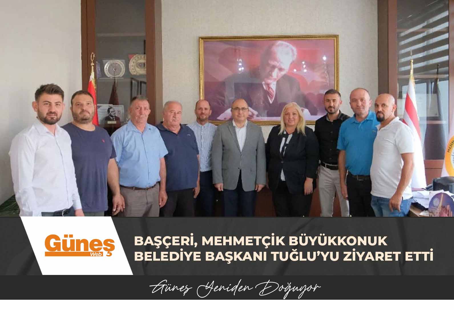 Başçeri, Mehmetçik Büyükkonuk Belediye Başkanı Tuğlu’yu ziyaret etti