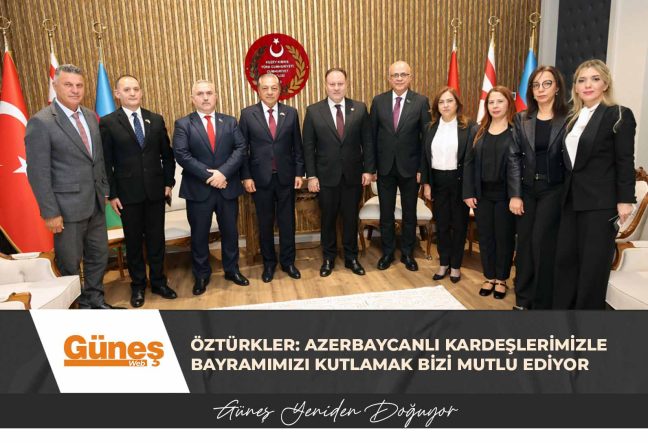 Öztürkler: Azerbaycanlı kardeşlerimizle bayramımızı kutlamak bizi mutlu ediyor