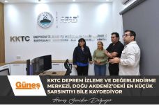 KKTC Deprem İzleme ve Değerlendirme Merkezi, Doğu Akdeniz’deki en küçük sarsıntıyı bile kaydediyor