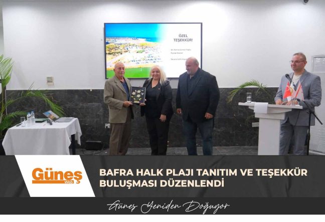 Bafra Halk Plajı Tanıtım ve Teşekkür Buluşması Düzenlendi