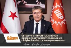 Üstel: “150 Milyon TL’lik Büyük Destek Paketini Üreticilerimiz ve Girişimcilerimizle Buluşturuyoruz”