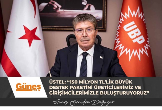 Üstel: “150 Milyon TL’lik Büyük Destek Paketini Üreticilerimiz ve Girişimcilerimizle Buluşturuyoruz”