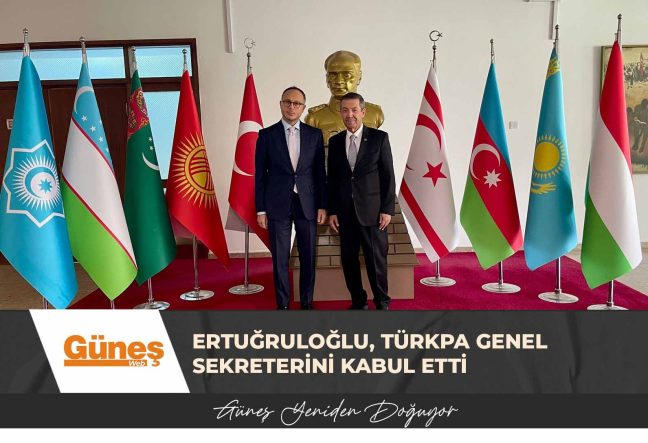 Ertuğruloğlu, TÜRKPA Genel Sekreterini kabul etti