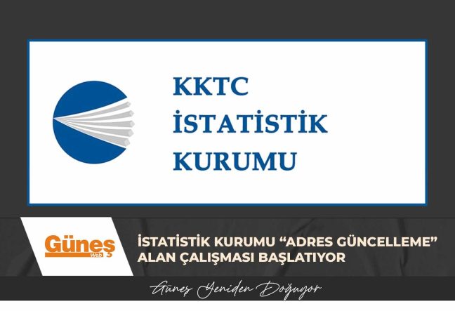 İstatistik Kurumu tarafından “Adres Güncelleme” alan çalışması başlatılıyor