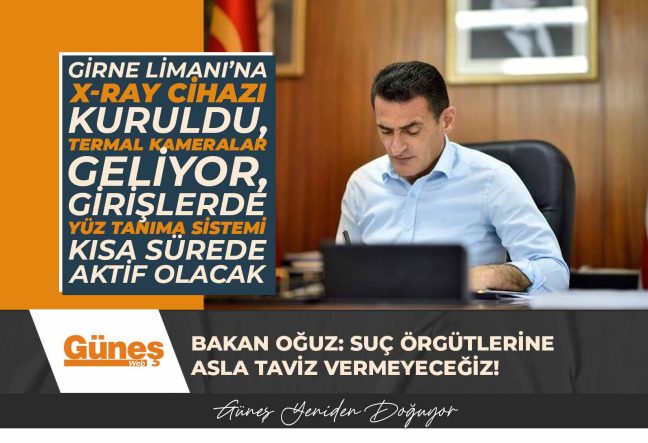 Bakan Oğuz: Suç örgütlerine asla taviz vermeyeceğiz!
