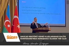ARUCAD Rektörü Prof. Dr. Asım Vehbi Uluslararası Kalite Konferansı’nda konuşmacı olarak yer aldı