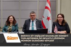 Berova EİT Dışişleri Bakanları Konseyi toplantısında iki devletli çözümün mümkün olduğunu söyledi