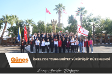 İskele’de “Cumhuriyet Yürüyüşü” düzenlendi