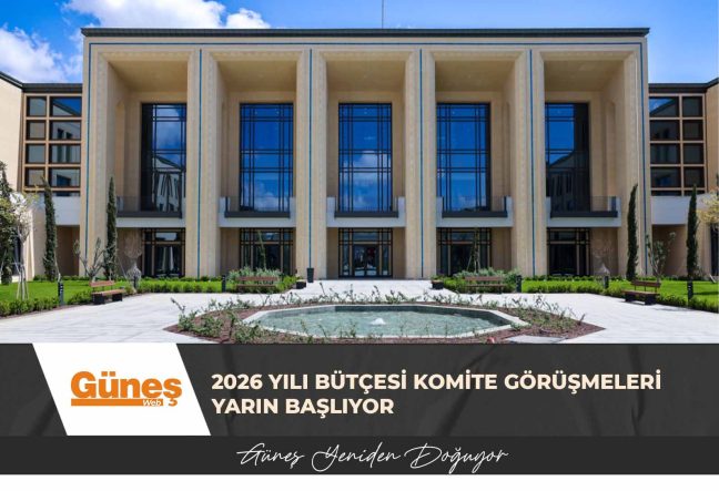 2026 yılı bütçesi komite görüşmeleri yarın başlıyor