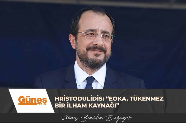 Hristodulidis’ten terör örgütü EOKA’ya övgü: “EOKA, tükenmez bir ilham kaynağı”
