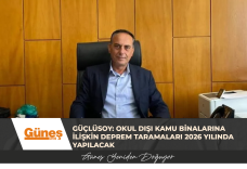 Güçlüsoy: Okul dışı kamu binalarına ilişkin deprem taramaları 2026 yılında yapılacak