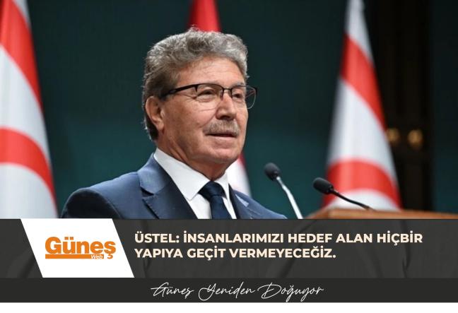 Üstel: İnsanlarımızı hedef alan hiçbir yapıya geçit vermeyeceğiz
