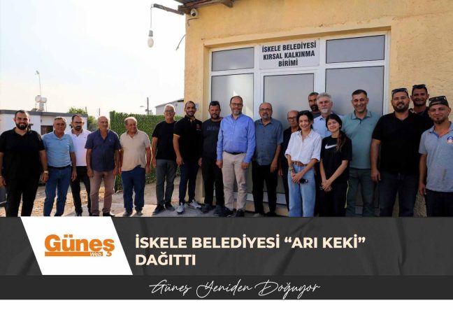 İskele Belediyesi “arı keki” dağıttı