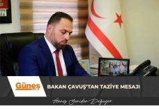 Bakan Çavuş’tan Taziye Mesajı