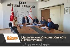 İçişleri Bakanlığı’ndan Dört Köye Altyapı Yatırımı