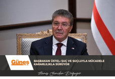 Başbakan Üstel: Suç ve suçluyla mücadele kararlılıkla sürüyor