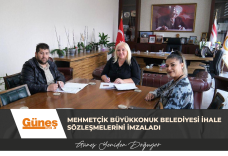 Mehmetçik Büyükkonuk Belediyesi İhale Sözleşmelerini İmzaladı