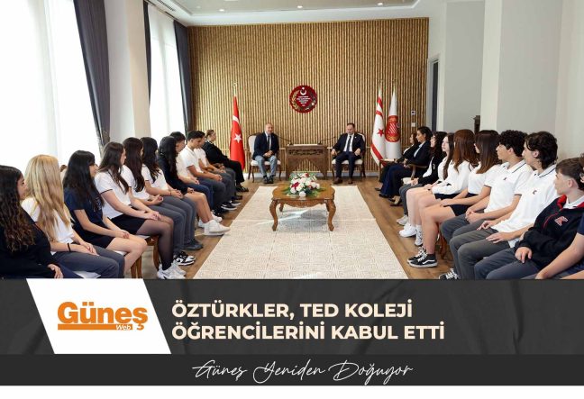 Öztürkler, TED Koleji öğrencilerini kabul etti
