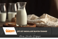 Çiğ süt bedelleri bugün ödendi