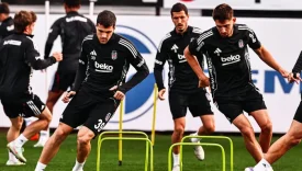 Beşiktaş 3 futbolcusundan eksik çalıştı