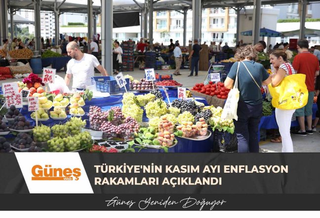 Türkiye’nin Kasım ayı enflasyon rakamları açıklandı